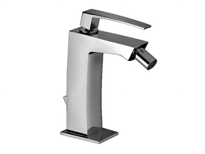 LUCE 84103 - Single handle bidet mixer with automatic pop-up waste _ Rubinetterie Frattini